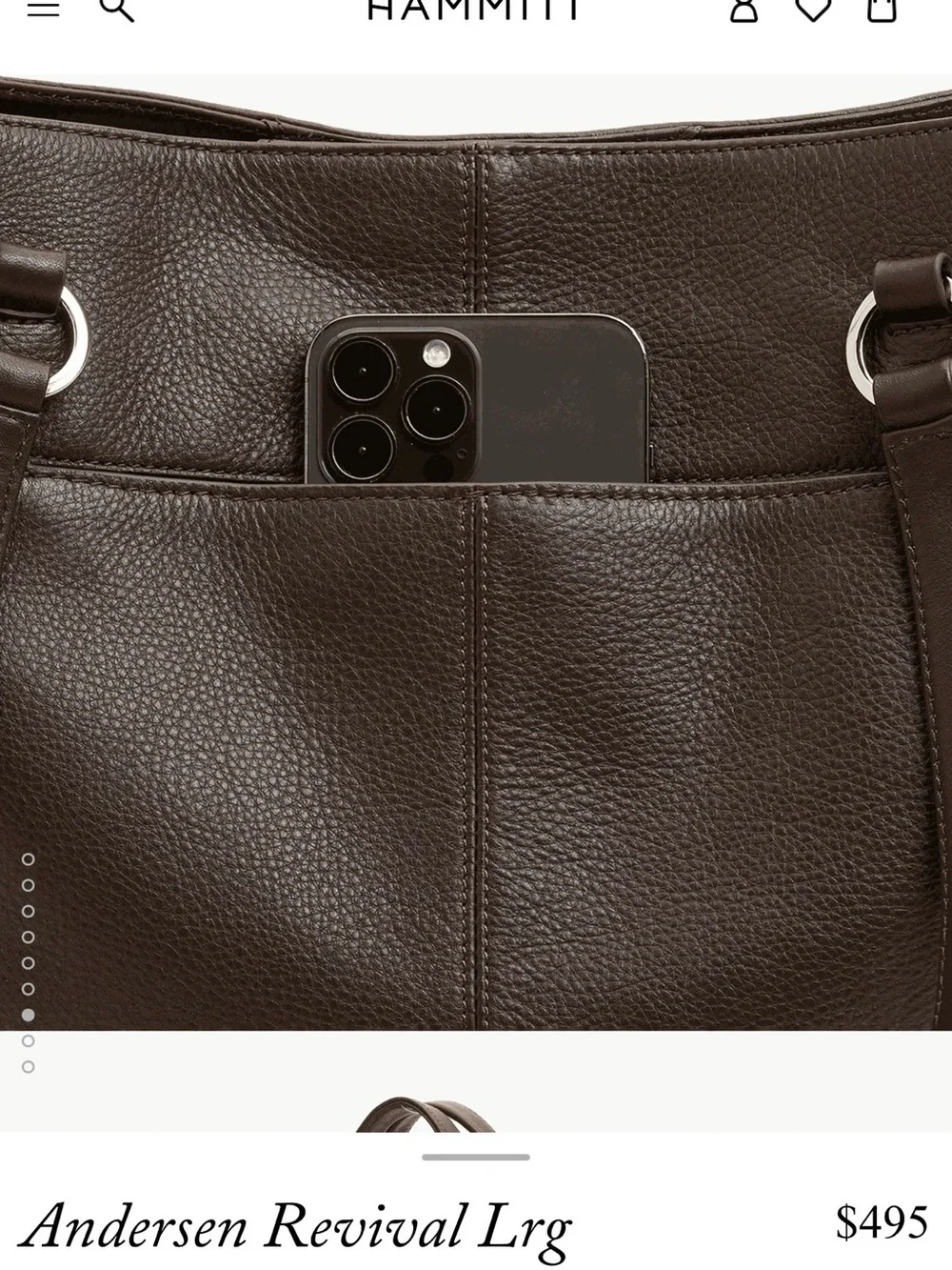 Andersen Revival Lrg Espresso Pebble/Slvr
